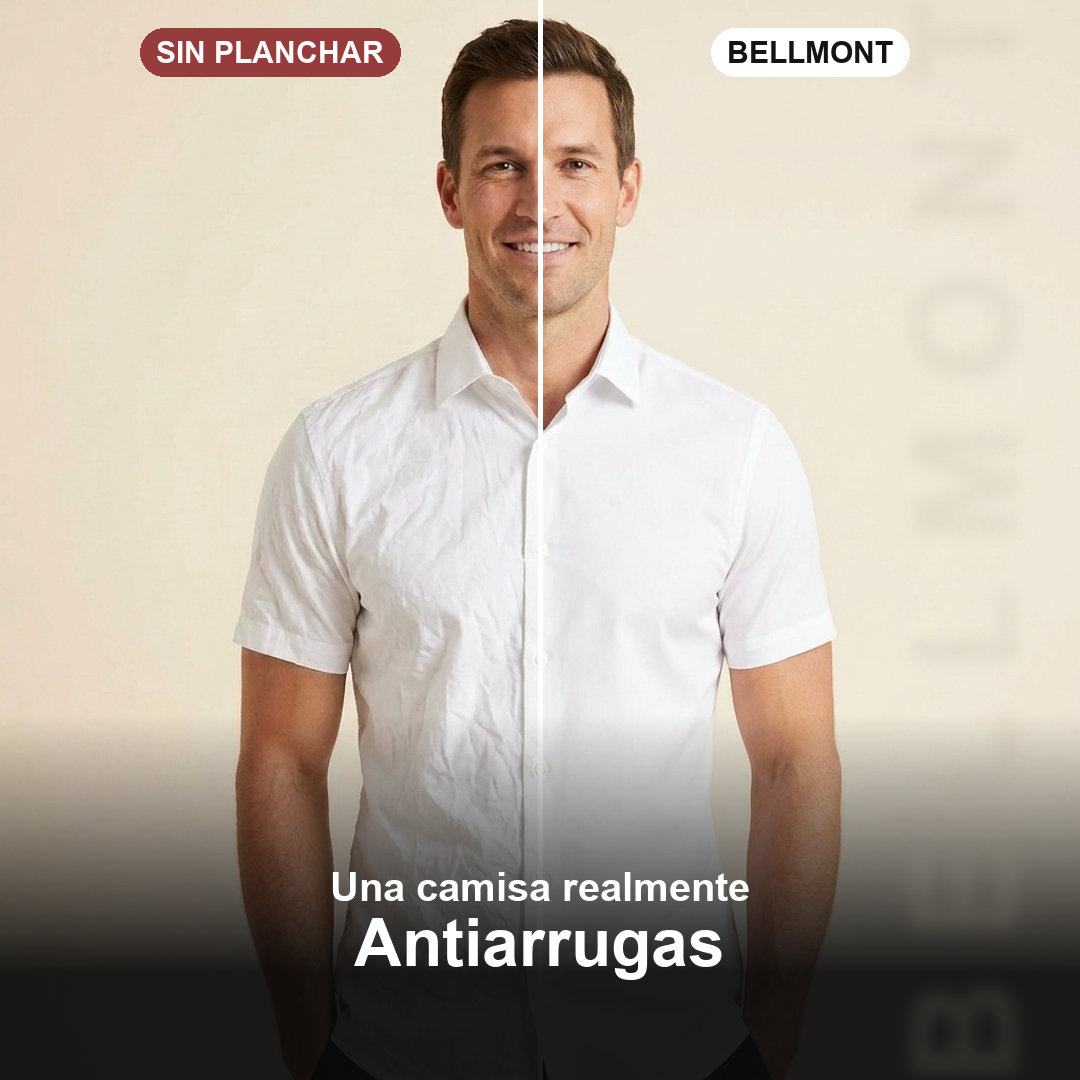 Antes y después — Una camisa realmente antiarrugas