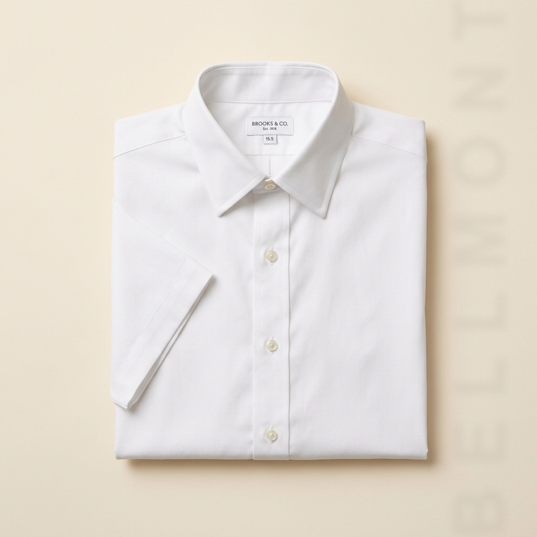 Camisa manga corta blanca