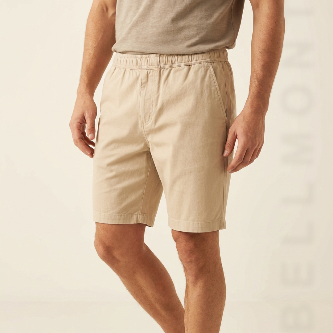 Short beige puesto